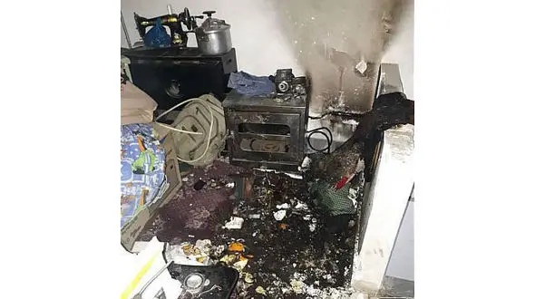 نشت گاز، آتش به پا کرد + عکس