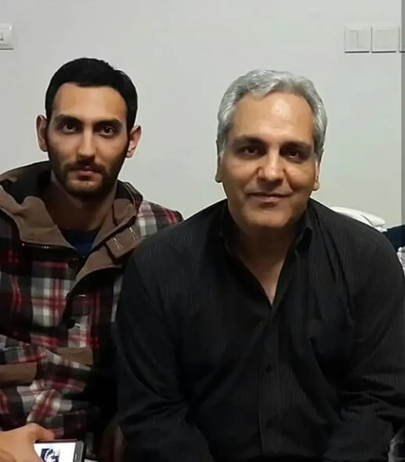 مهران مدیری با پسرش