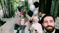  جنجال سازی عروس و داماد تهرانی در خیابان ولیعصر + عکس ها 