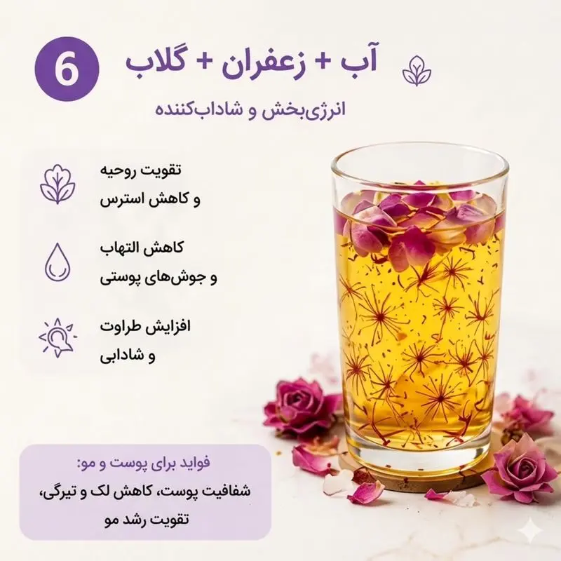 آب و زعفران و گلاب