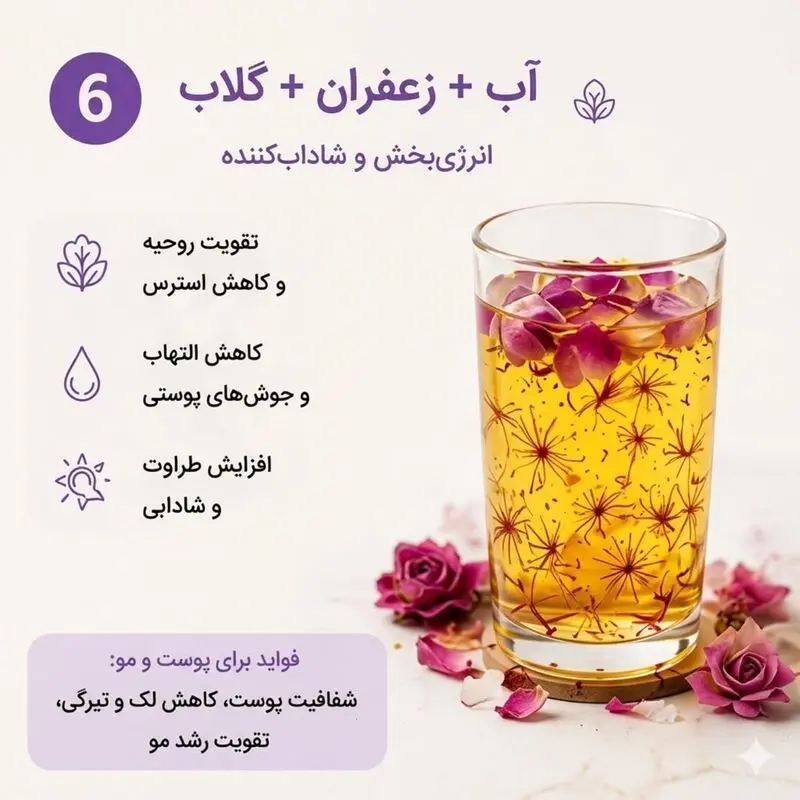 آب و زعفران و گلاب