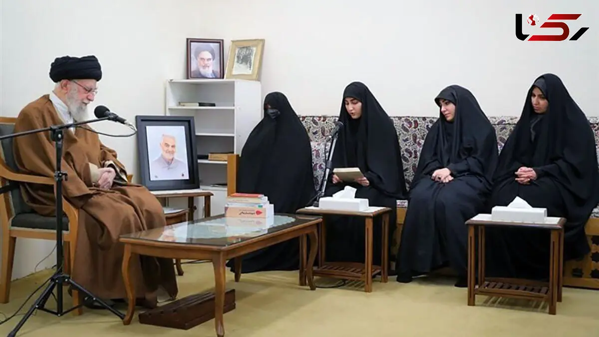 سردار حاج قاسم سلیمانی درباره همسرشان به رهبری چه گفتند؟