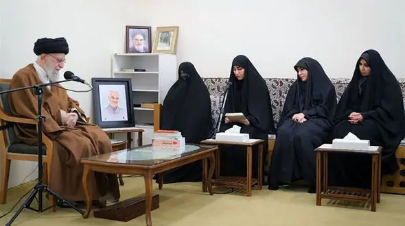 سردار حاج قاسم سلیمانی درباره همسرشان به رهبری چه گفتند؟