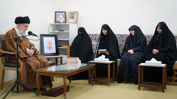 سردار حاج قاسم سلیمانی درباره همسرشان به رهبری چه گفتند؟