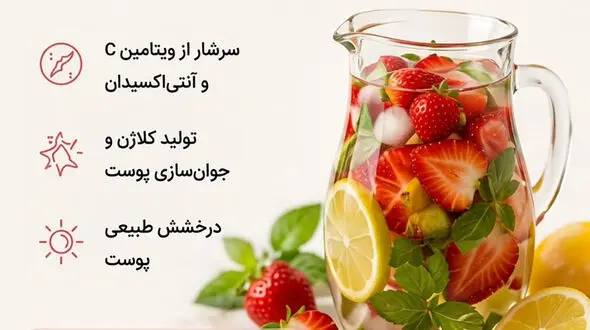 آب رو خالی نخور! / خواص آب های ترکیبی با گلاب + اینفوگرافیک