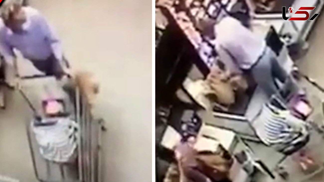 فیلم لحظه ربودن یک نوزاد در فروشگاه بزرگ سرشناس