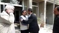حمید بقایی با بدرقه احمدی نژاد به بسط نشینی در حرم حضرت عبدالعظیم (ع) حسنی (س) رفت + تصاویر
