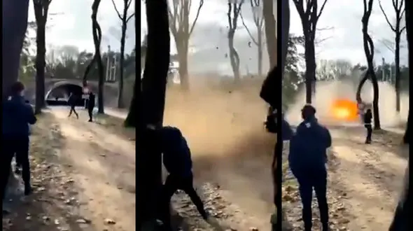 ببینید / آتش بازی در تونل فاجعه آفرید