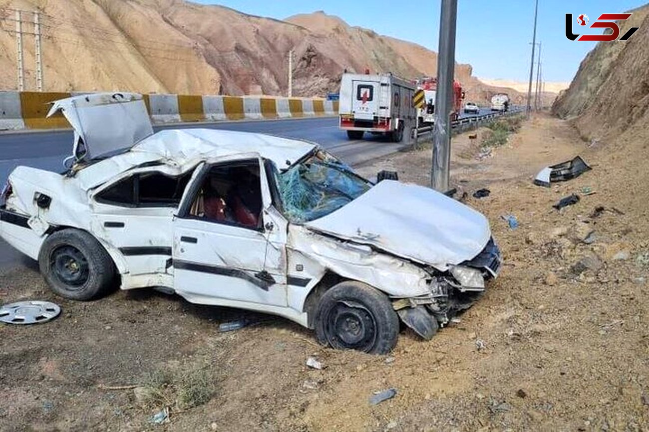 3 کشته و زخمی در تصادف هولناک پژو با تیربرق در مشهد + جزییات