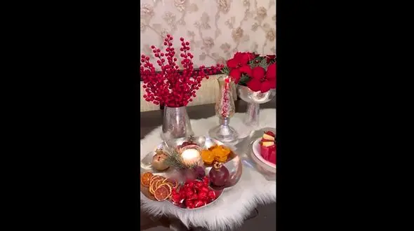 ببینید / تزئین شب یلدا 1402 + فیلم