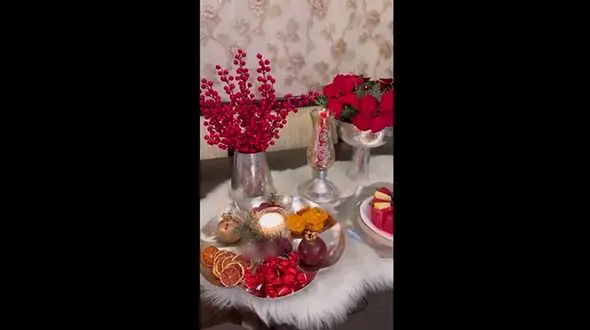 ببینید / تزئین شب یلدا 1402 + فیلم