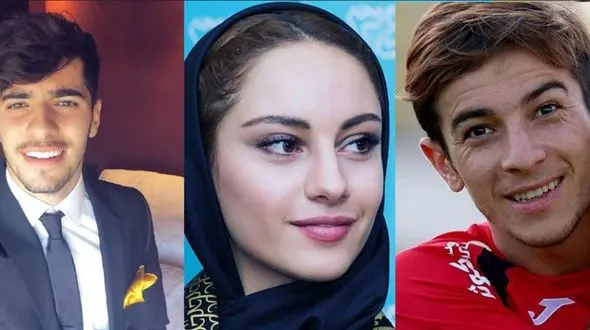 این خانم بازیگران با این فوتبالیست های تیم ملی دوست بودند + عکس و اسامی 