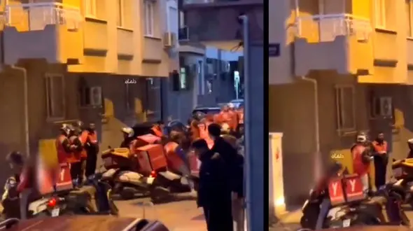 فیلم انتقام عجیب پسر ترکیه ای از دوست دختر سابقش /  سفارش غذا کل شهر به جلوی خانه دختر جوان رسید