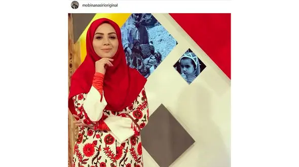 مانتوی سنتی خانم مجری در تلویزیون