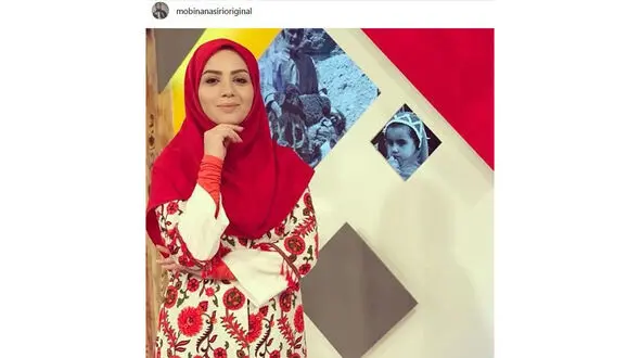 مانتوی سنتی خانم مجری در تلویزیون