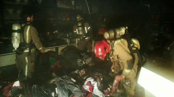 حریق کوچه برلن مهار شد و تمام محبوس شدگان نجات یافتند 