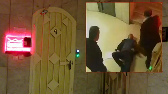 لحظه به لحظه قتل در دفترخانه با گزارش تصویری خبرنگار رکنا / دوربین راه پله راز پرونده را بر ملاکرد+ فیلم و عکس