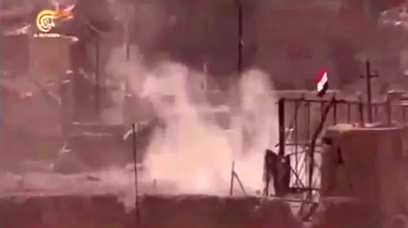 خودکشی دسته‌جمعی داعشی ها کنار دجله  +فیلم