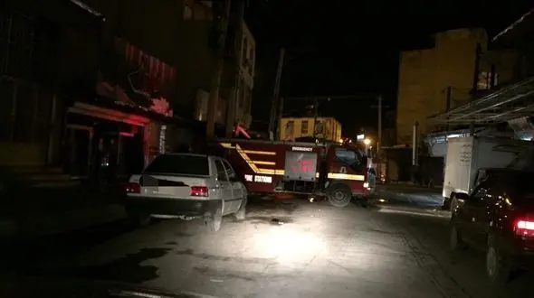 شعله‌های آتش بازار  آنزان ایذه فروکش کرد