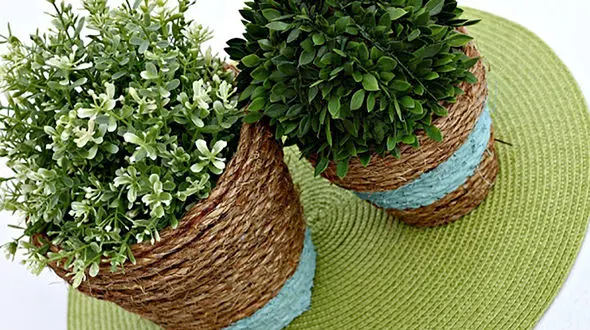 طرز ساخت گلدان به ساده ترین شکل + فیلم