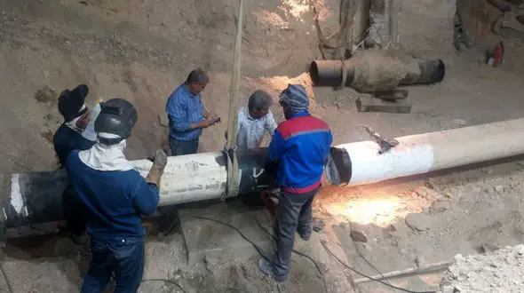 تعمیرات اضطراری خط انتقال گاز دماوند ـ فیروزکوه بدون قطعی گاز به پایان رسید