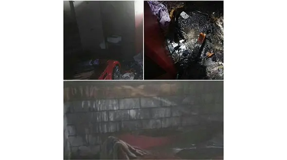 مرگ کودک بازیگوش با آتش کبریت+عکس