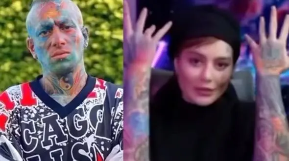 تتلو سحر قریشی را مجبور به تتو زدن کرد / فیلم افشاگری از حالت غیر انسانی!