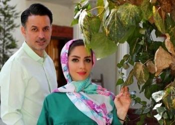 تبریک فوق عاشقانه مهدی توتونچی  به تولد خانم مجری محبوب / رونمایی از تم تولد آبی نیلی مبینا نصیری