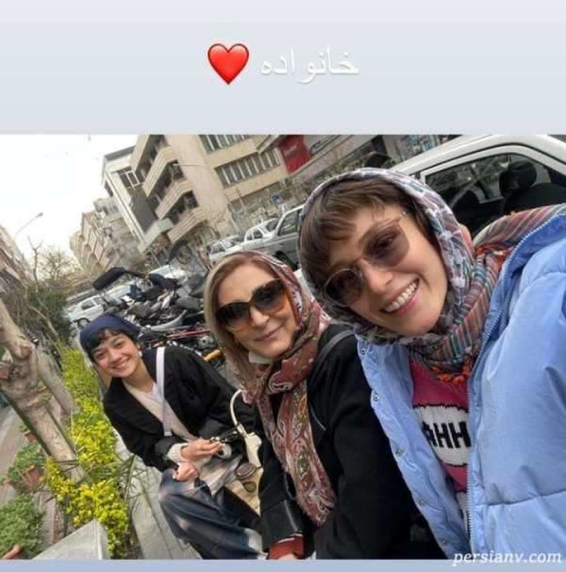 فرشته حسینی و مادر شوهرش