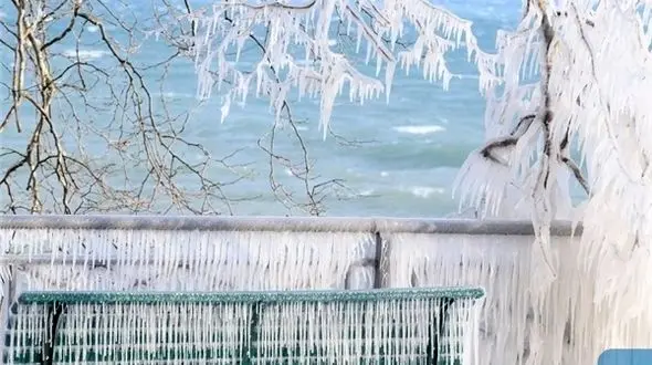  ژنو یخ زد + تصاویر