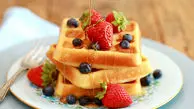 وافل خانگی / صبحانه‌ای لوکس در خانه شما + فیلم