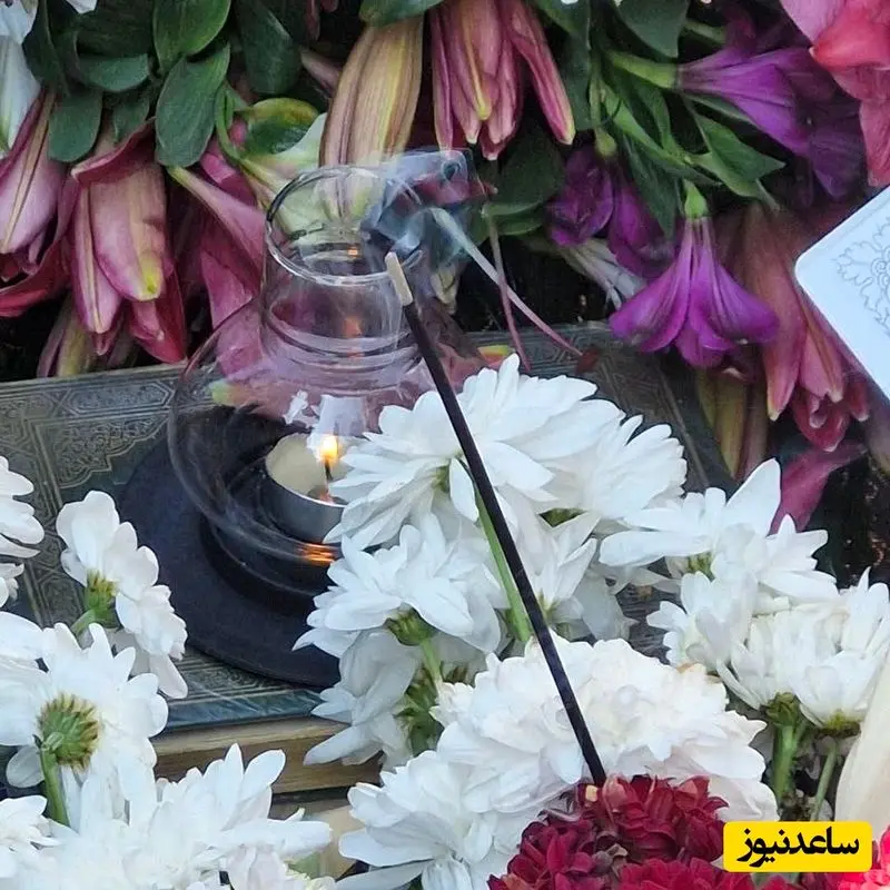 میز عزای مادر الهام پاوه نژاد