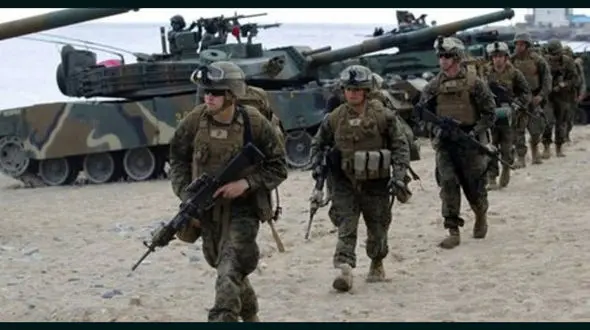 مانور نظامی آمریکا در خاک کویت آغاز شد