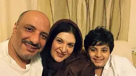 عکس امیر جعفری با گوگوش در خارج ! / کوتاهی قد گوگوش را ببینید