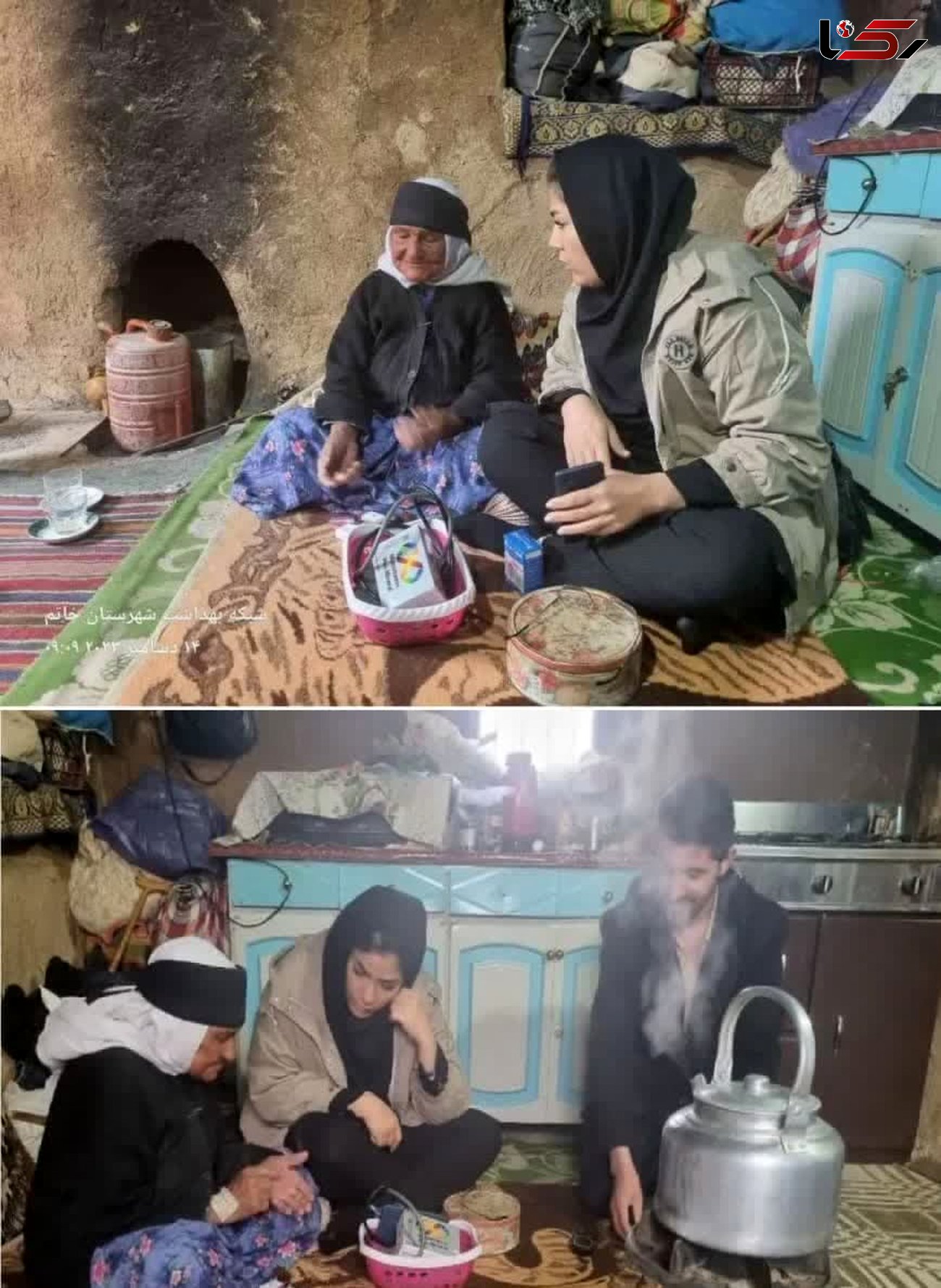 بانوی۹۳ ساله؛ تنها ساکن روستای دورافتاده ای در یزد 
