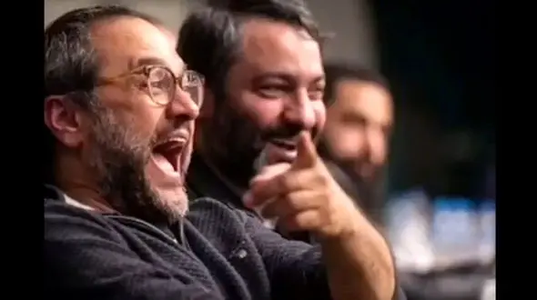 چهره عجیب رامبد جوان بعد از بازگشت به ایران + فیلم و عکس