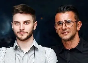 استایل دامادی پسر امین حیایی در یک تالار مجلل با مدل موی سامورایی/ عروس خانم خوش شانس کیست؟