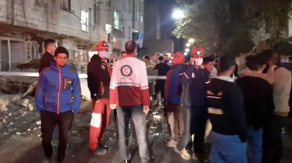 فیلم از صحنه انفجار مهیب بامدادی / ساکنان 10 خانه در کرج آواره شدند