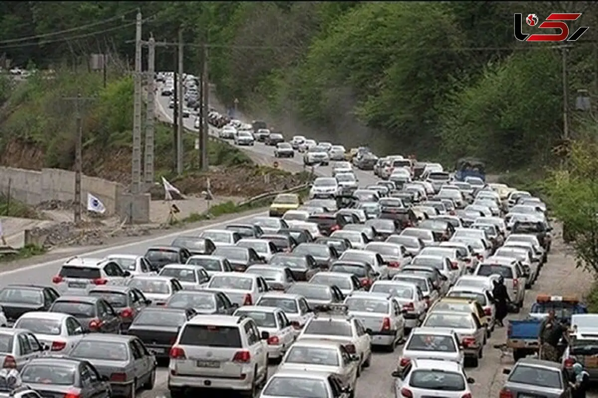 ترافیک پر حجم در مسیر رفت و برگشت محورهای شمالی کشور