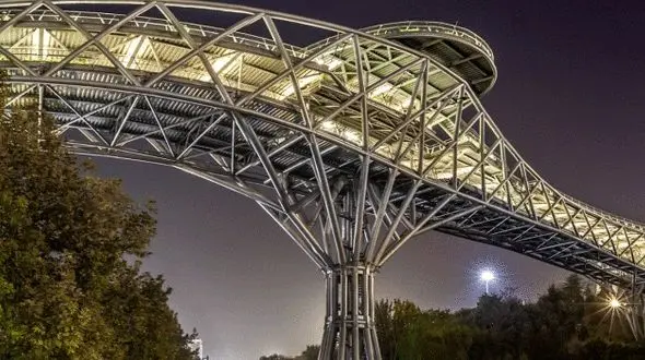 پل طبیعت ؛ اثری شگفت انگیز از معماری مدرن در ایران +عکس 