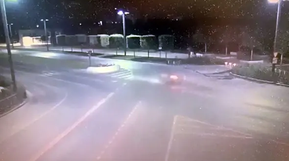 تصادف مرگبار موتورسیکلت در روسیه + فیلم