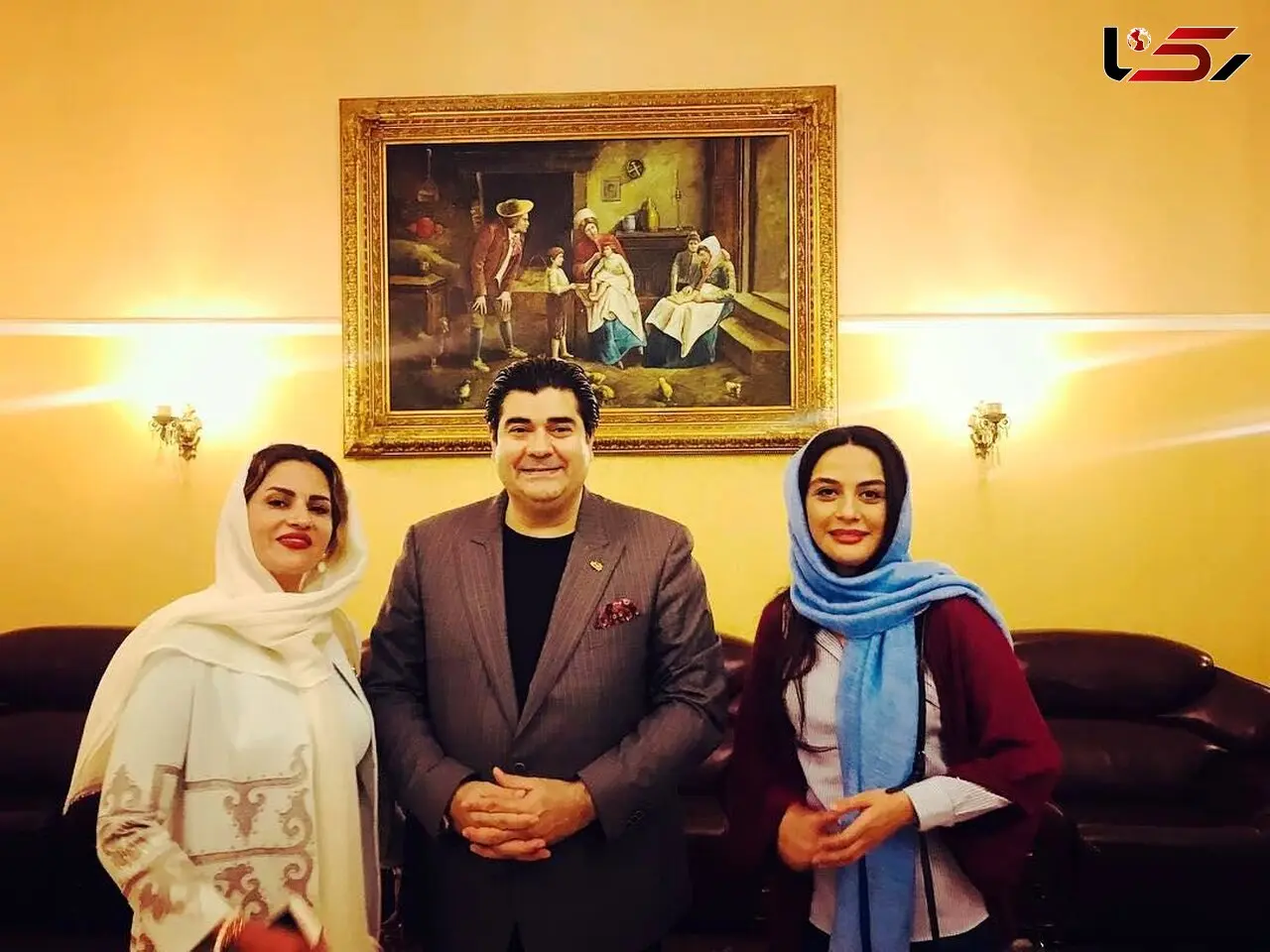 اجرای مشترک سالار عقیلی با خانم بازیگر +فیلم 