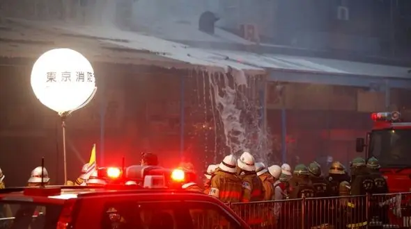 فیلم آتش سوزی بزرگ ترین بازار ماهی جهان 