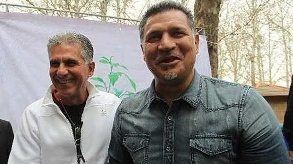 واکنش علی دایی به عنوان جانشینی کی‌روش! + عکس