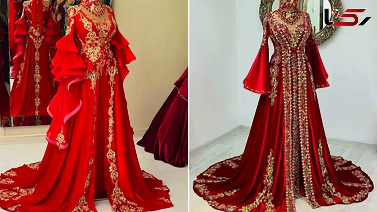 لباس شب قرمز طلایی برای شبی که میدرخشید؛ 15 مدل پیشنهادی