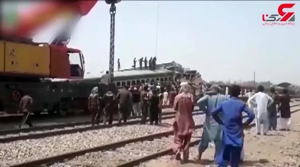 تصادف هولناک دو قطار/ 9 تن کشته شدند+فیلم