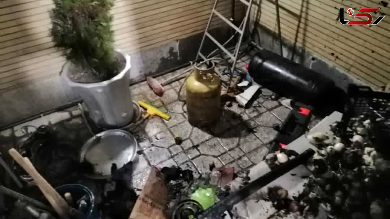 آتش سوزی هولناک در خانه یک اصفهانی + عکس