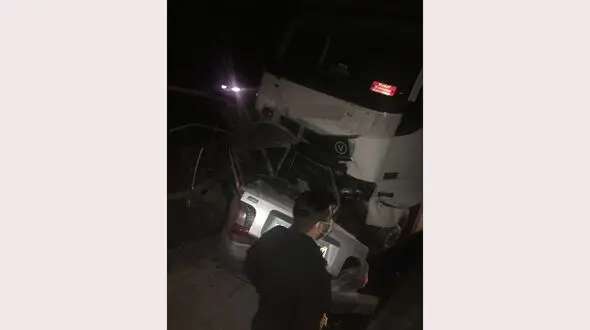 عجیب ترین عکس از تصادف وحشتناک در ماکو
