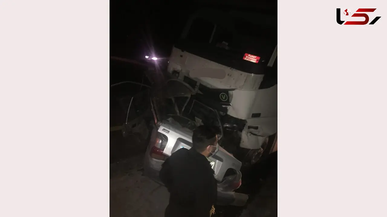عجیب ترین عکس از تصادف وحشتناک در ماکو