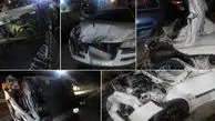 پایان تلخ تصادف زنجیره‌ای در ایلام/ جسد راننده پژو 405 صبح روز بعد پیدا شد